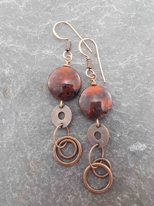 Red Brecciated Jasper Earrings – Extraversions Jewelry by Lalah Manly