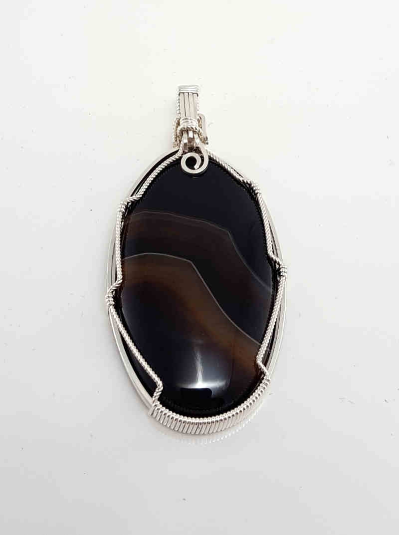 Sterling Sardonyx Pendant – Extraversions Jewelry by Lalah Manly